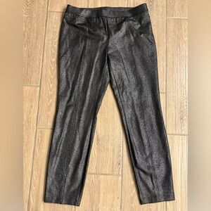 Alfani Black Sparkle Stretch Ankle Pants Womens Size 12 Careerwear Office
